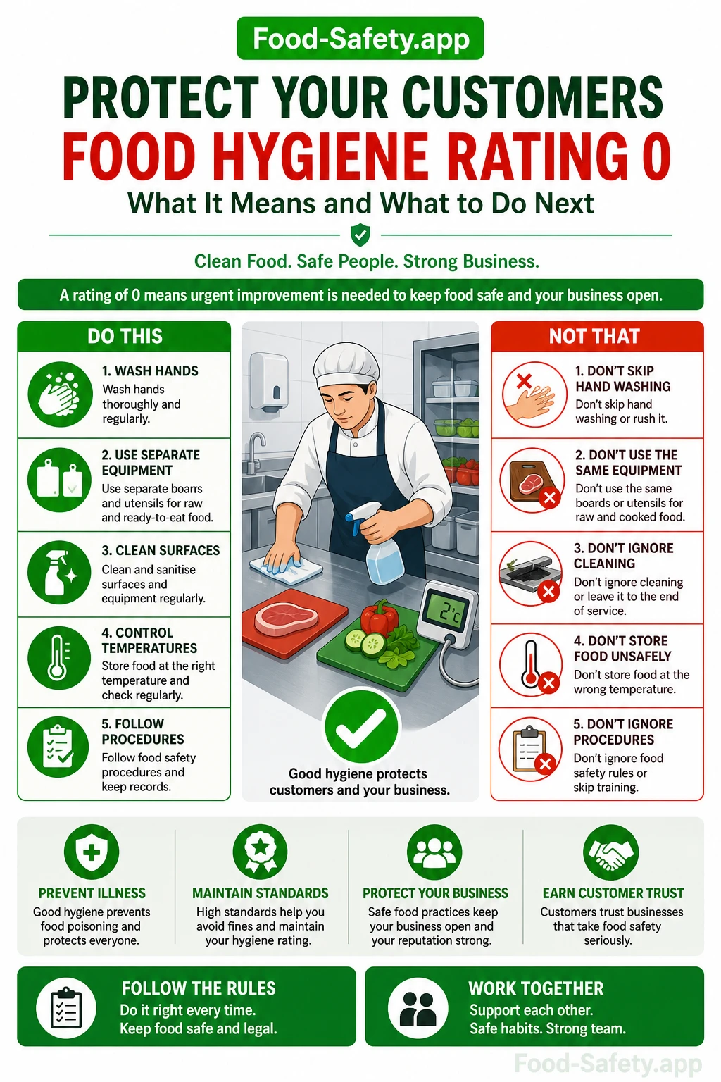 Food Hygiene Rating 0 What It Means and What to Do