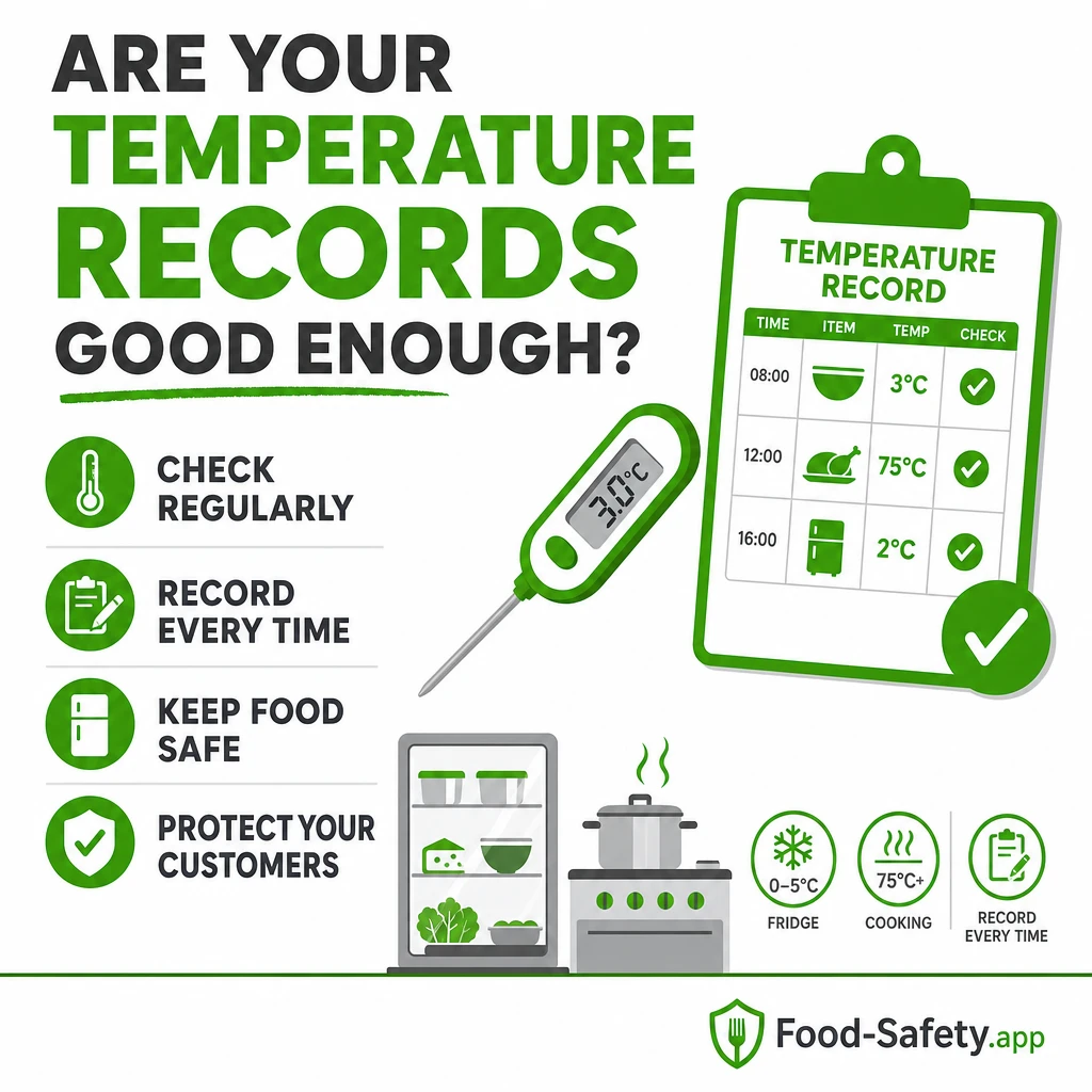 Food Temperature Records: UK HACCP Requirements and Best Practice Record the action not just the number 1