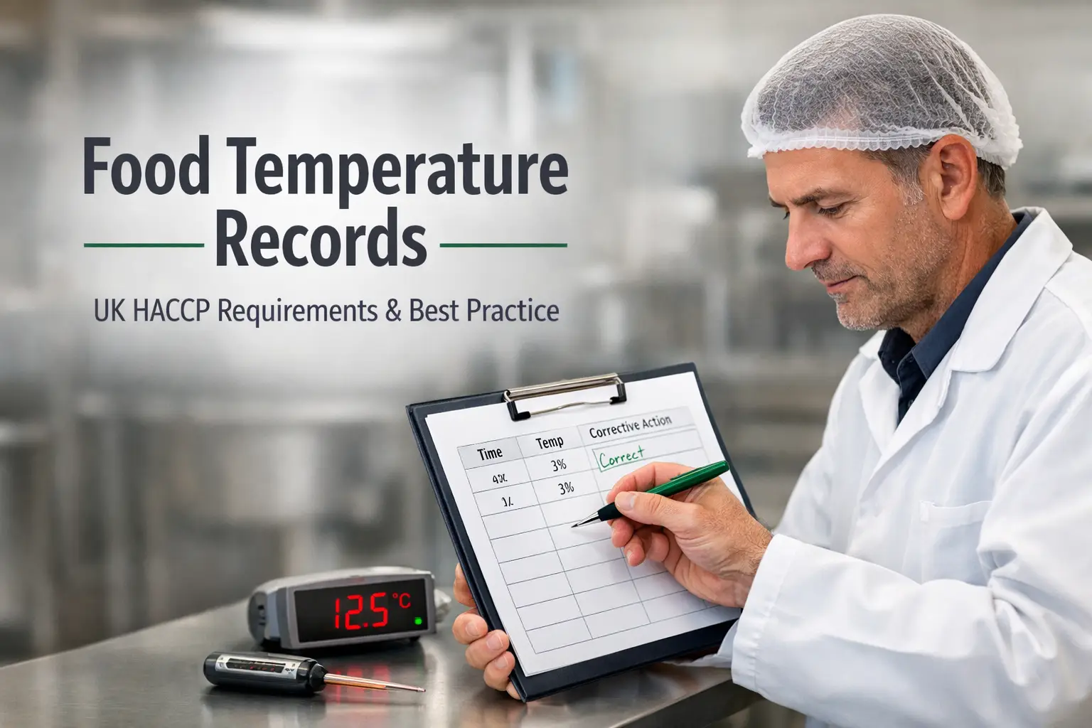 Food Temperature Records: UK HACCP Requirements and Best Practice Food Temperature Records: UK HACCP Requirements and Best Practice