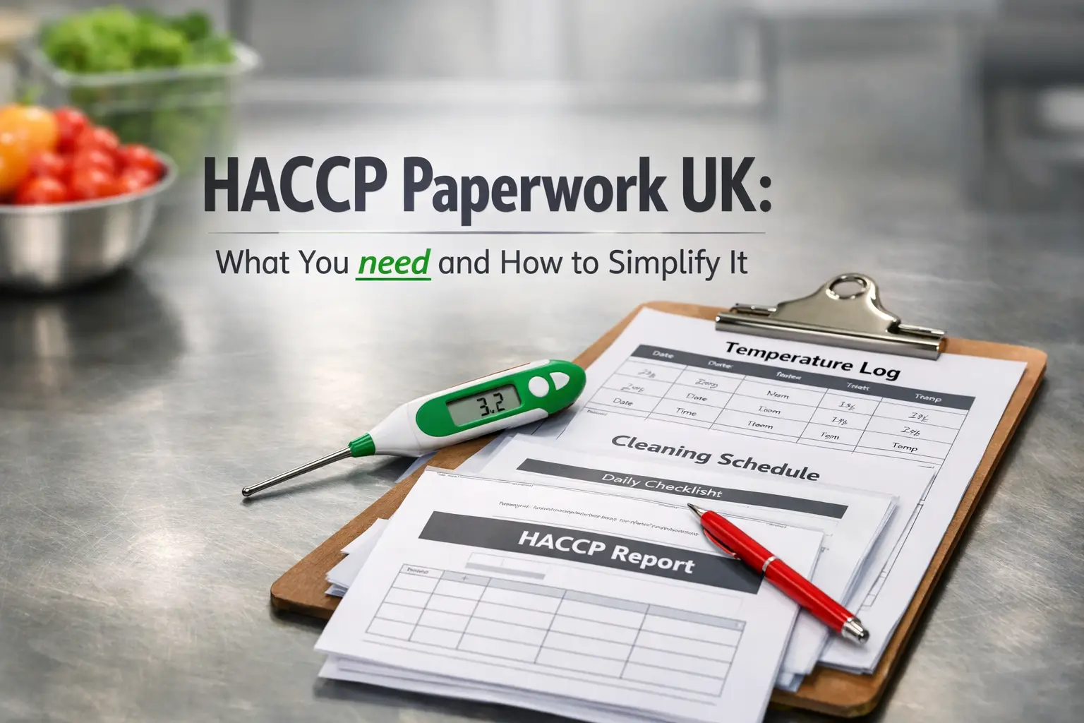 HACCP Paperwork UK: What You Need and How to Simplify It